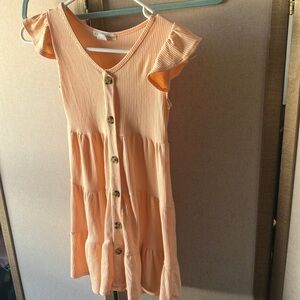 Glitter girl children’s Button-Front Dress 8